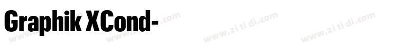 Graphik XCond字体转换